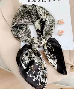 180x90cm Alphabets High quality Long Silk Scarf WJ-986116