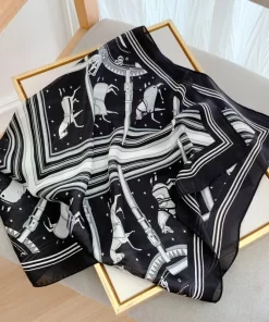 180x90cm Classical High quality Long Silk Scarf WJ-986118
