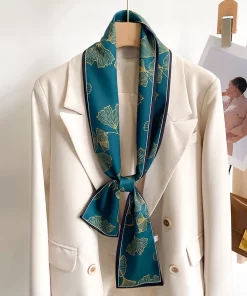 180x90cm Alphabets High quality Long Silk Scarf WJ-986123