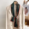 180x90cm Classical Alphabets high quality Long Silk Scarf WJ-986138