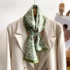 180x90cm Classical Embroidery High quality Long Silk Scarf WJ-986142