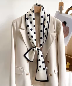 180x90cm Top quality Long Silk Scarf Color Clash WJ-986143