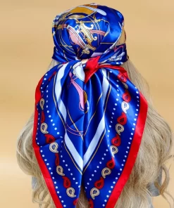180x90cm Classical Print Top quality Long Silk Scarf WJ-986153