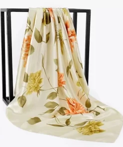 120x8cm Flowers Embroidery Handbag Ribbon Scarf Neck Bow WJ-987022