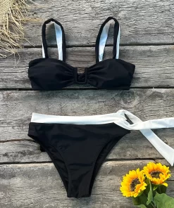 Classical Backless One-piece Swimsuit with Belt YY-925510