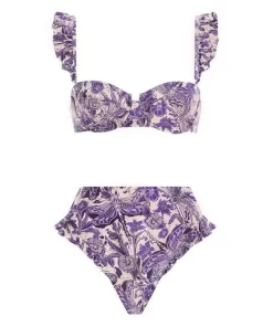 Sexy Backless One-piece halter top Swimsuit with Belt YY-925547