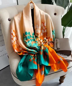 120x8cm Fashion Handbag Ribbon Scarf Neck Bow WJ-987003