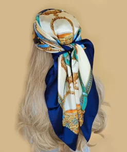 120x8cm Fashion Chains Prints Handbag Ribbon Scarf Neck Bow WJ-987037