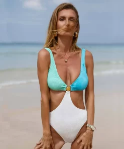 Sexy one-shoulder One-piece Swimsuit YY-925313