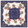 120x8cm Alphabets Handbag Ribbon Scarf Neck Bow WJ-987027