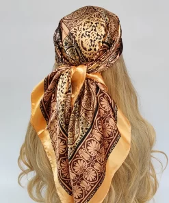 120x8cm Fashion Alphabets Handbag Ribbon Scarf Neck Bow WJ-987008