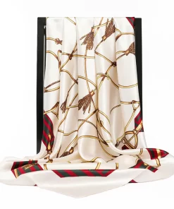 120x8cm Alphabets Handbag Ribbon Scarf Neck Bow WJ-987007