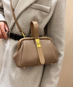 Classical High Quality Small17x21cm Big27x33cm  Real Leather Handbag with Straps BB-921837