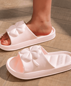 Classic High Quality Real leather Alphabets Slippers LX-872264