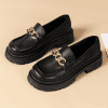 Fashion High Quality Real Leather 9cmHeel pumps Shoes LX-872350
