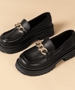 Fashion High Quality Real Leather 9cmHeel pumps Shoes LX-872350