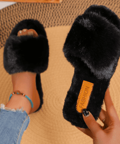 High Quality Real Leather Slippers LX-872386
