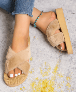High Quality Real Leather Slippers LX-872389