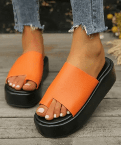 Top Quality 3cm Platform Grain Leather Casual Shoes LX-872453