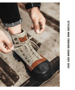 Top Quality 3cm Platform Real Leather Casual Shoes LX-872466