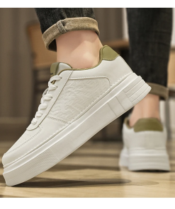 Top Quality Embossed leather 3cm Platform Casual Shoes LX-872539