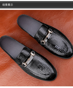 Top Quality Embossed leather 3cm Platform Casual Shoes LX-872539