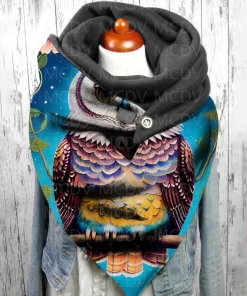 6 Color 180x30cm Top Quality 100% Cashmere Hooded Scarf WJ-985451