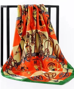 6 Color 180x65cm Flowers Top Quality Cashmere Knitted Scarf WJ-985309
