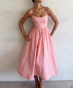 Knitted Vest Dress QZ-93105