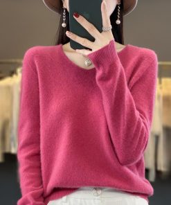 2Color Hollow-out knitted cardigan MY-93219