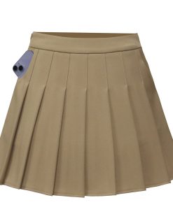 Pink and black striped color clash dress QZ-93120