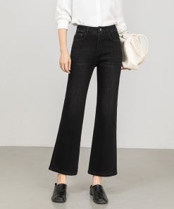 Embroidered denim Straight-Leg Jeans WKZ-93609